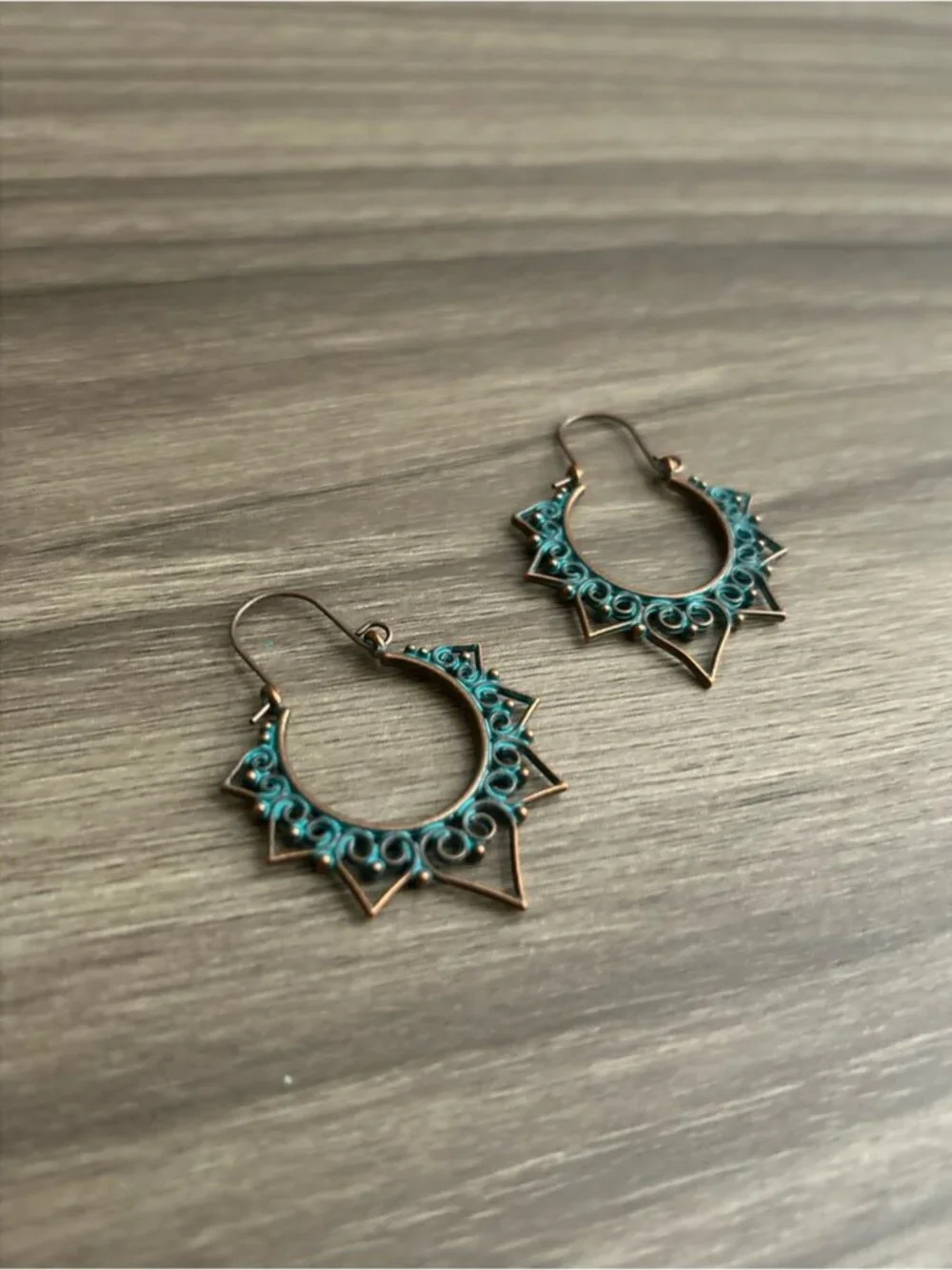 Boho hoop earrings Q1316